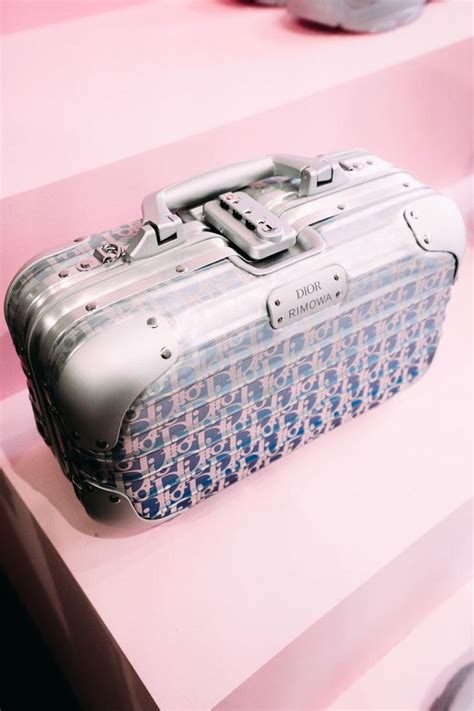 dior remowa|Rimowa Dior carry on.